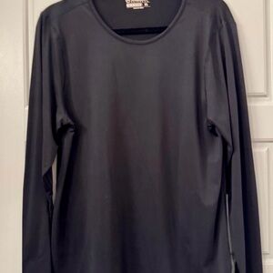 Magellan Outdoors Black Long Sleeve Tee Thermal Under Shirt